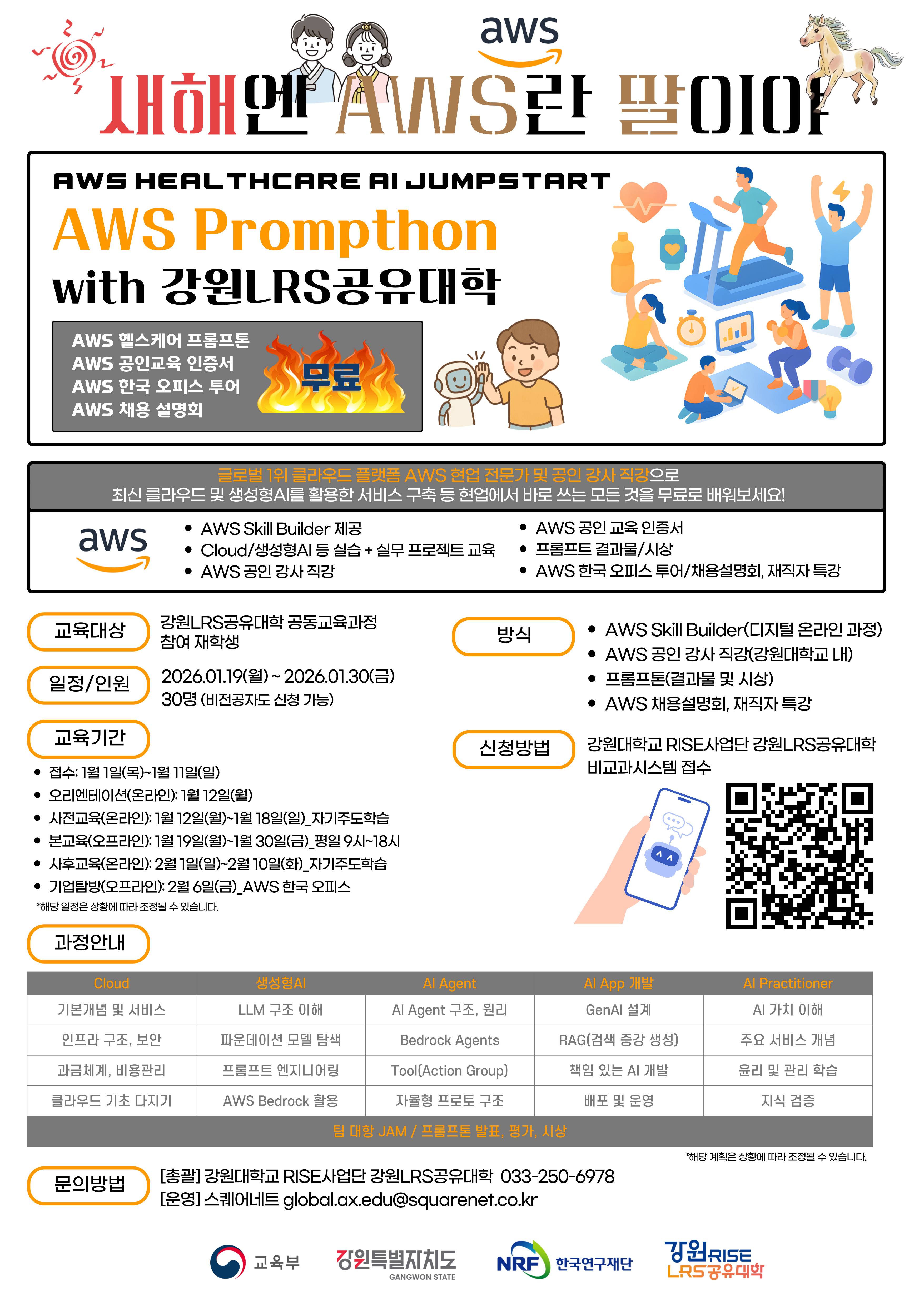 AWS Healthcare AI Jumpstart: Prompthon with 강원LRS공유대학