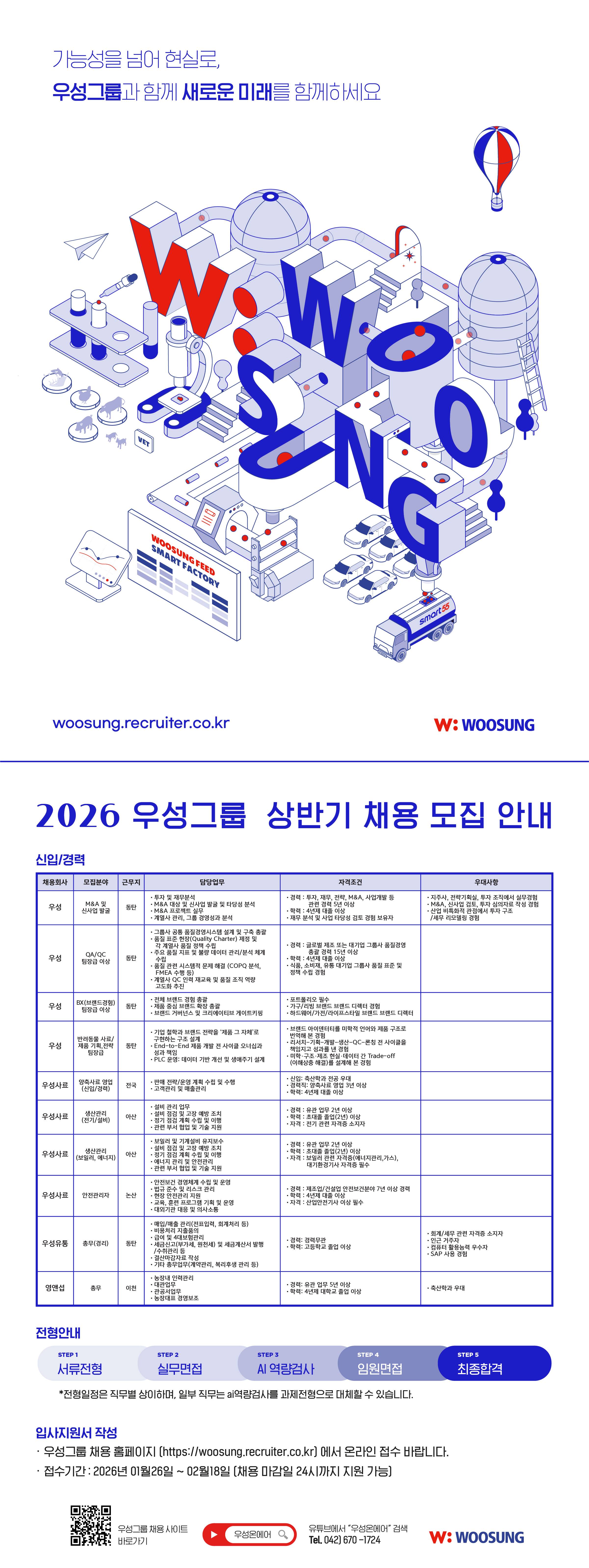[금호타이어] '26년 1분기 신입/경력 수시채용