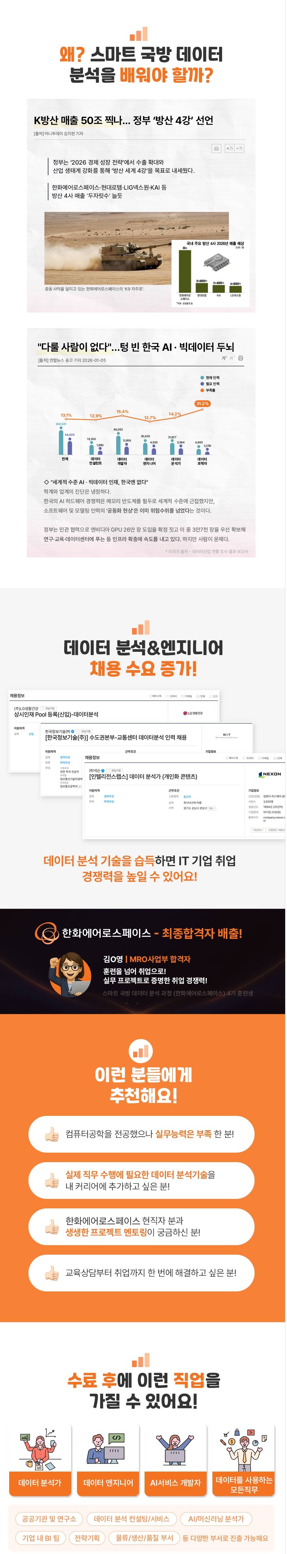 한화에어로스페이스 스마트 데이터 분석과정_8기