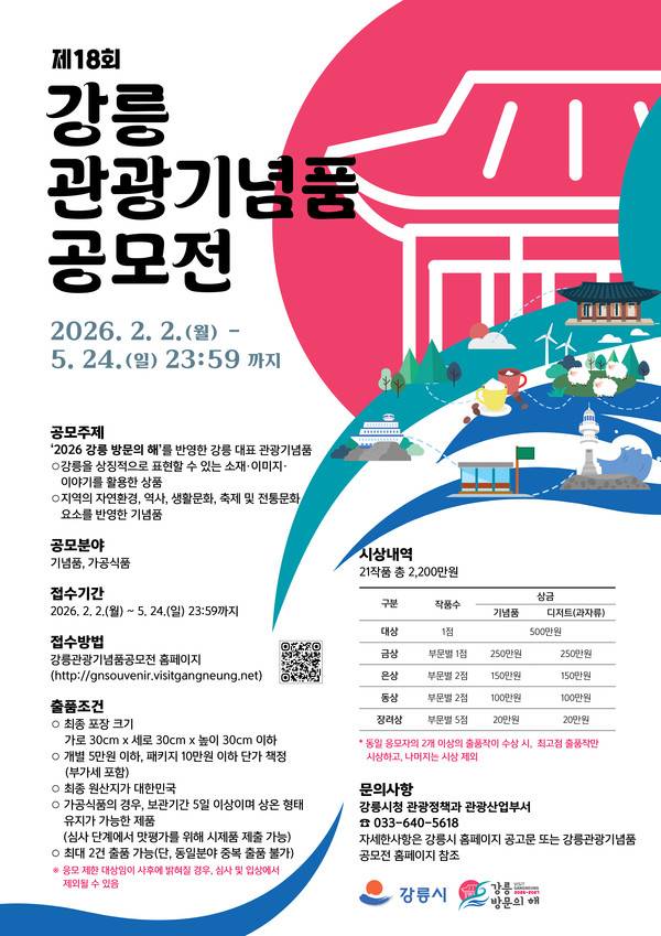 제18회 강릉 관광기념품 공모전