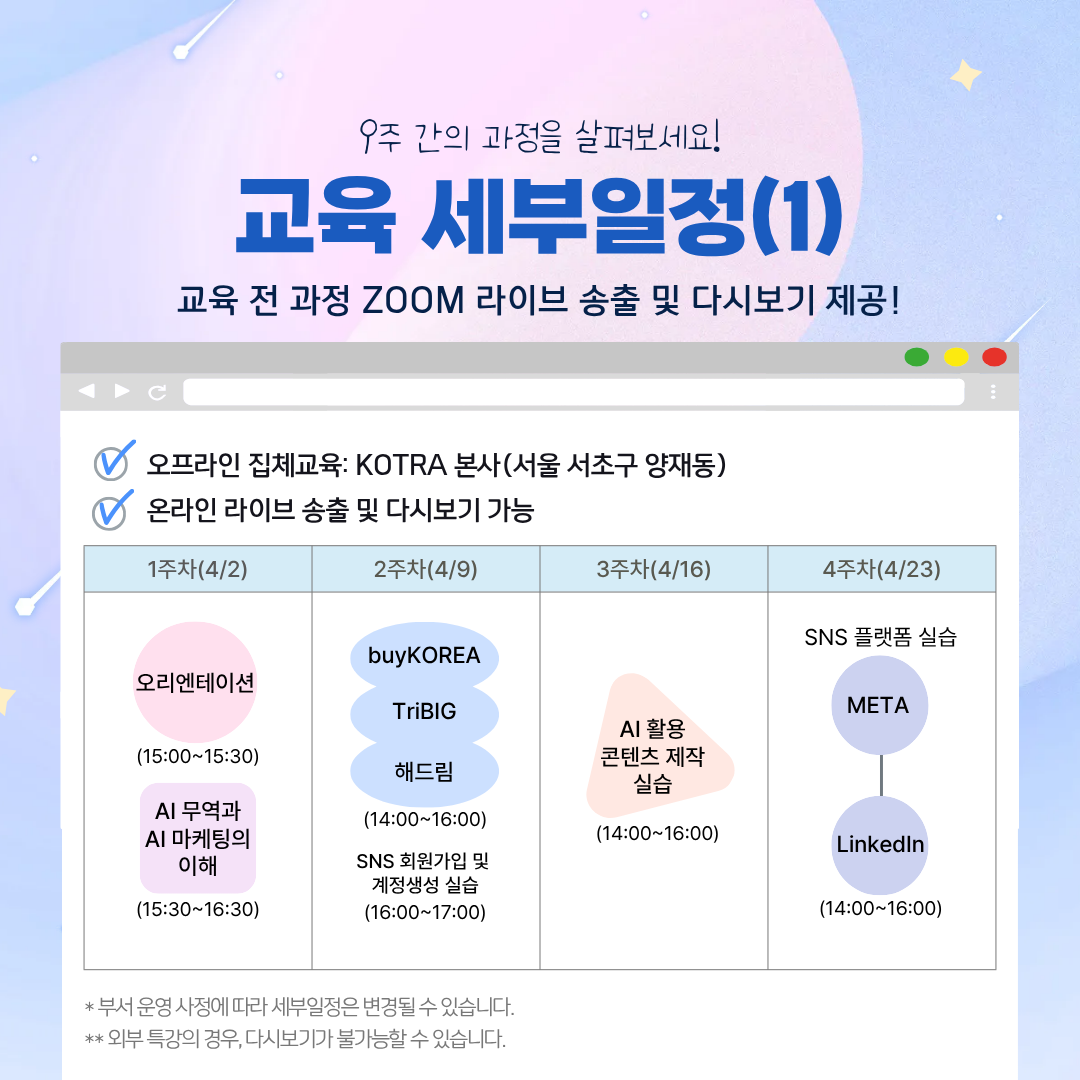 [KOTRA 대한무역투자진흥공사] AI 무역인재 양성과정 AICE(에이스) 26년 1기 모집