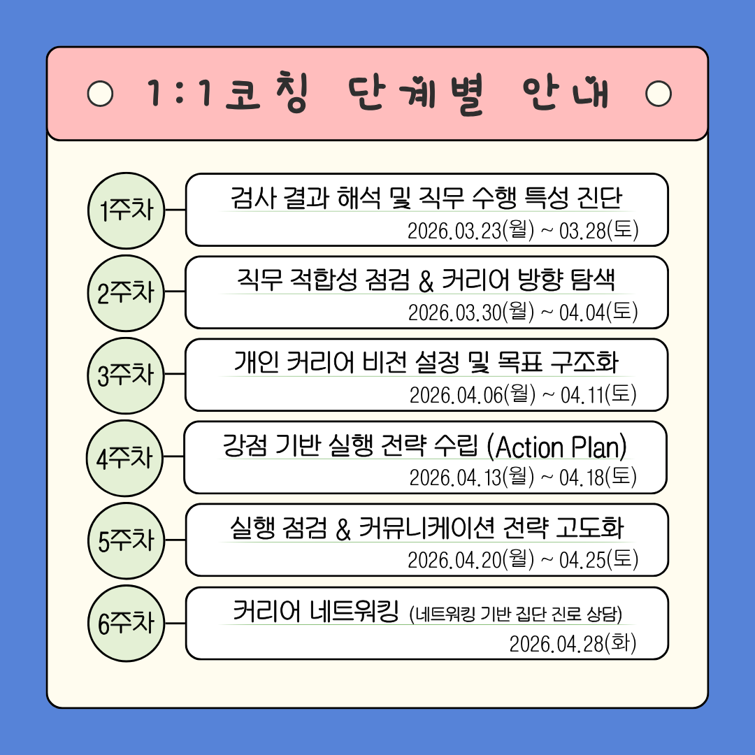 [멘토링] 직무·커리어 고민 해결! <커리어UP 클리닉> 참여자 모집