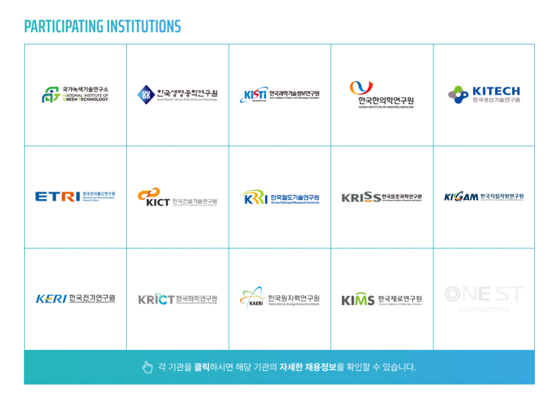 [정출연] 2026년도 3월 과학기술분야 정부출연연구기관 공동채용