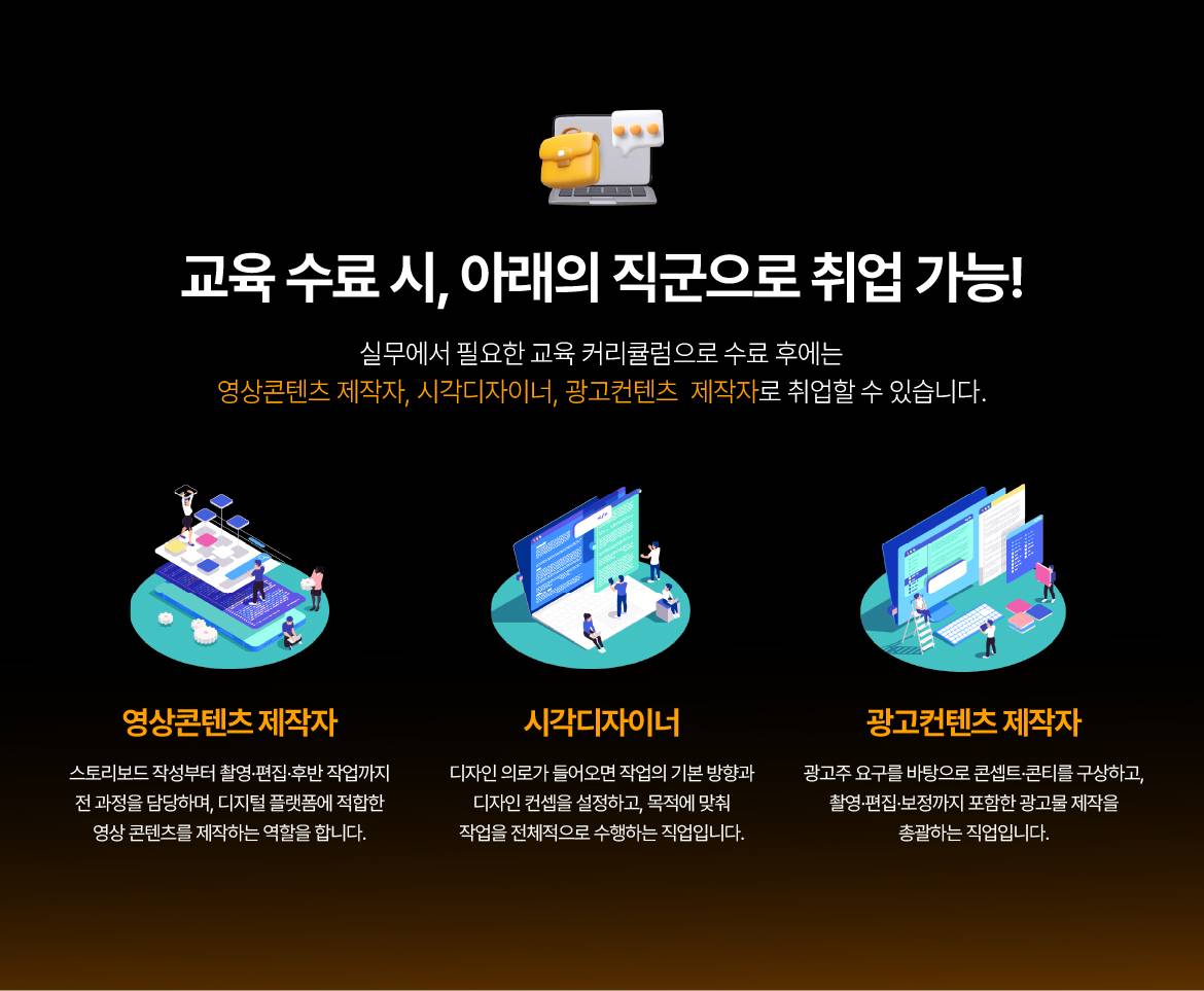 [국제직업전문학교] AI기반 차세대 영상편집과 모션디자인 마스터 과정