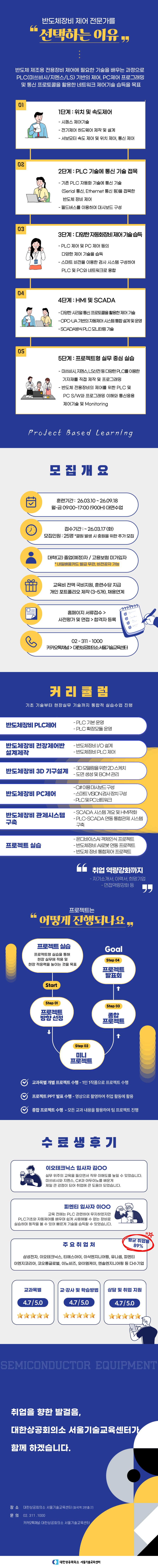 [취업요청 최다과정] 반도체장비 제어 전문가 [PLC,영상비전제어] 채용연계과정