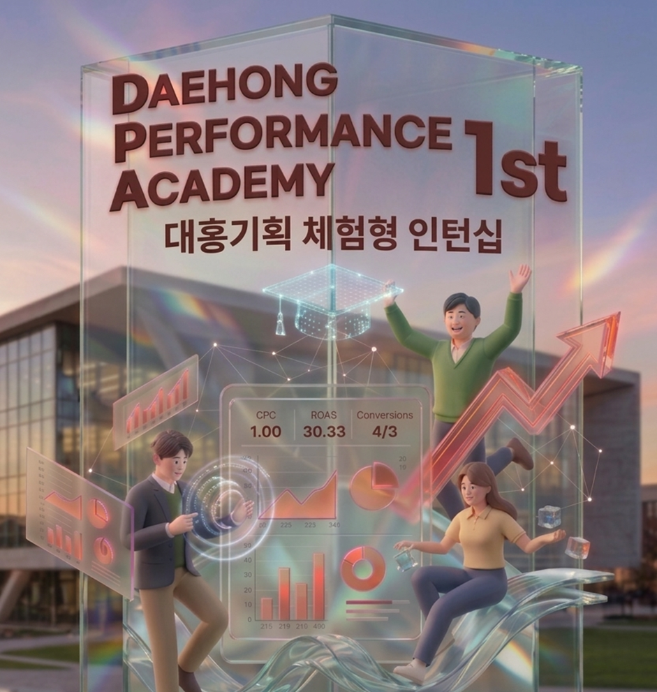 대홍기획 퍼포먼스 마케팅 체험형 인턴십 1기 모집