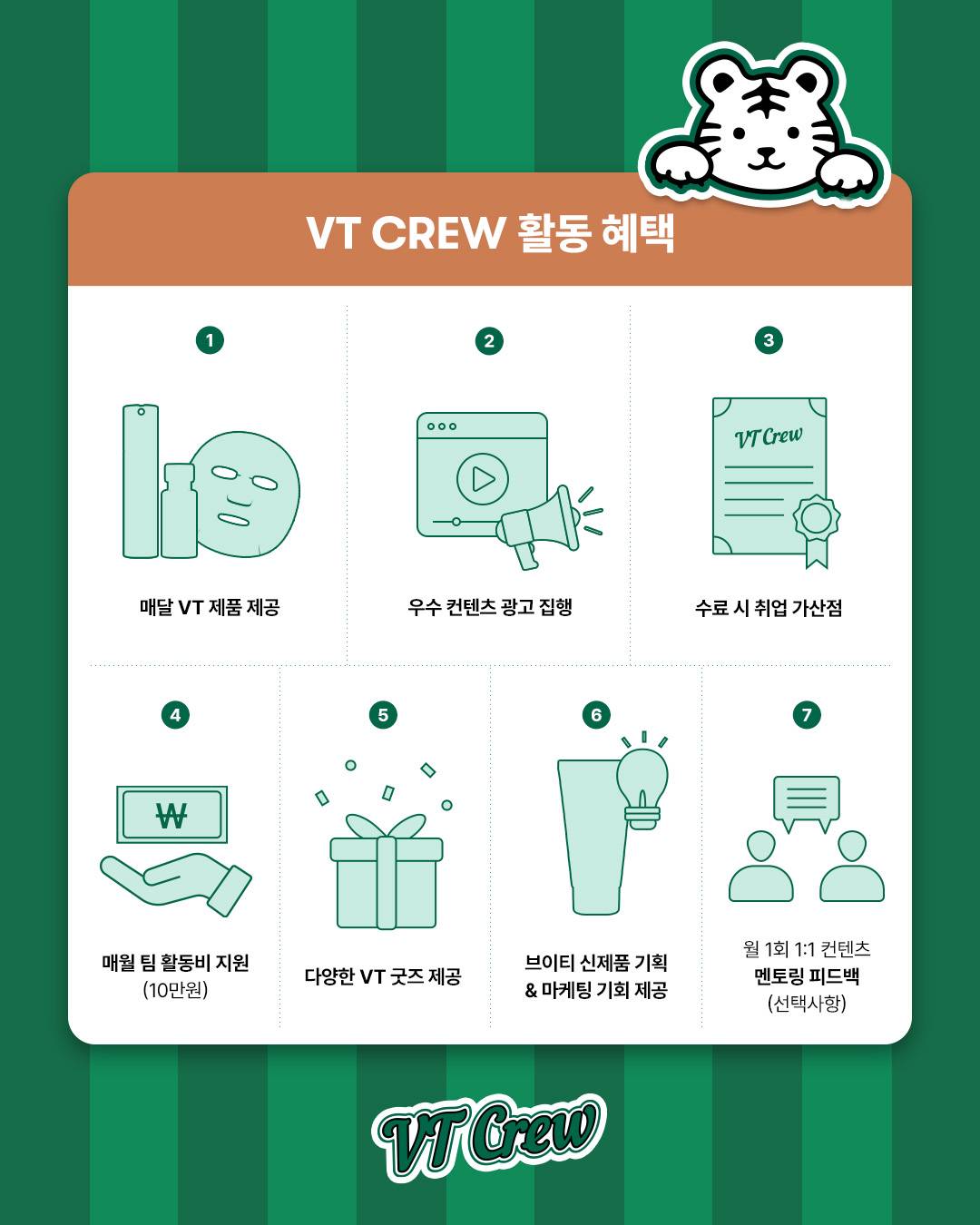 [브이티코스메틱] 2026년 글로벌 서포터즈 VT CREW 2기 모집