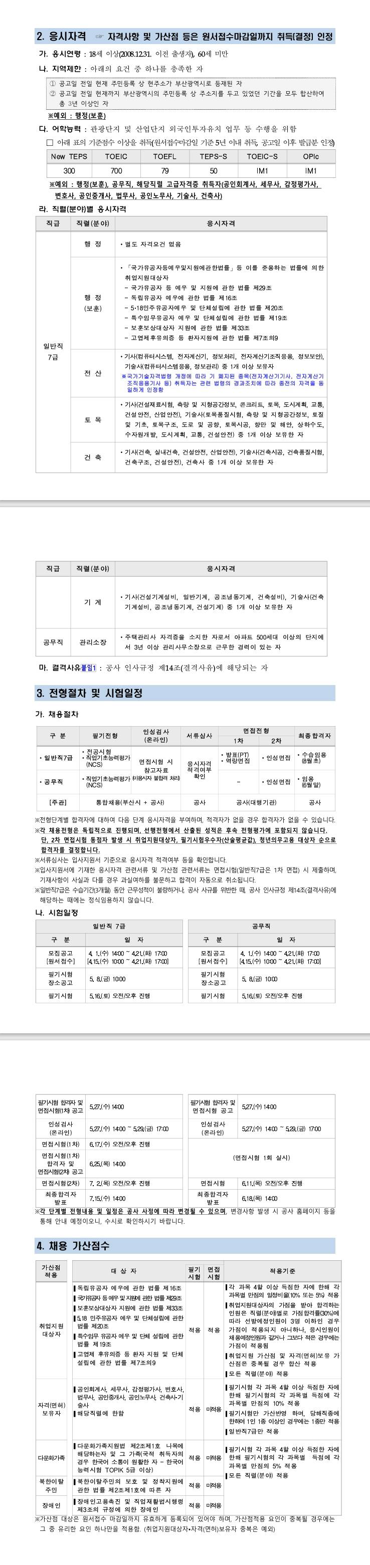 [부산도시공사] 2026년 상반기 부산도시공사 직원 모집공고