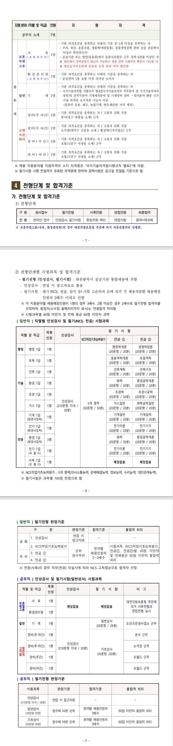 [대전도시공사] 2026년도 상반기 직원 채용 공고