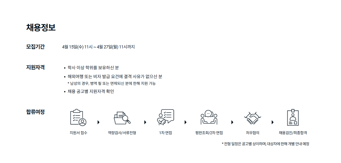 [기아] 2026 상반기 기아 경력 채용 (~04/27)