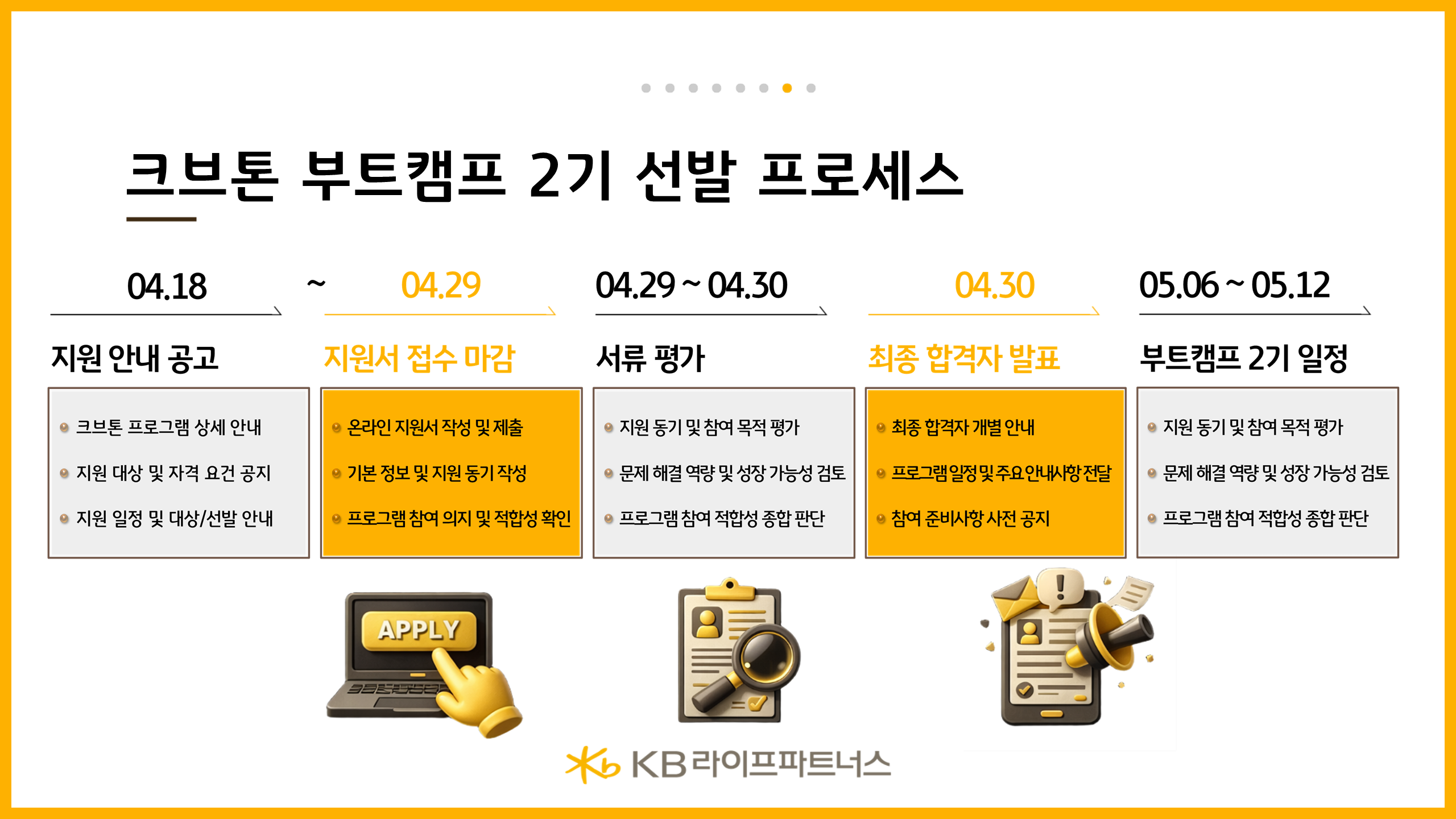[KB라이프파트너스] 크브톤 부트캠프 2기(~4/29)