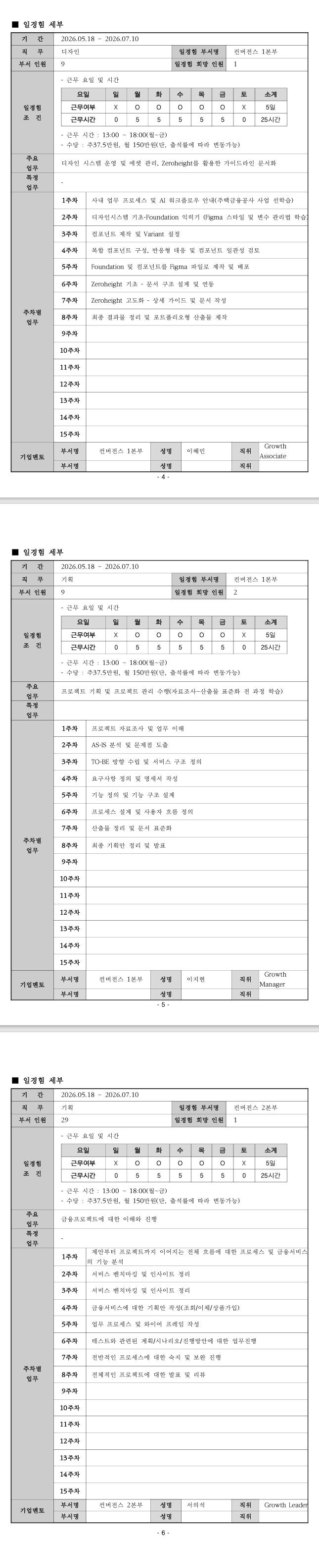 [와일리] 플랫폼운영본부디자인팀(디자인) 미래내일일경험(인턴형)