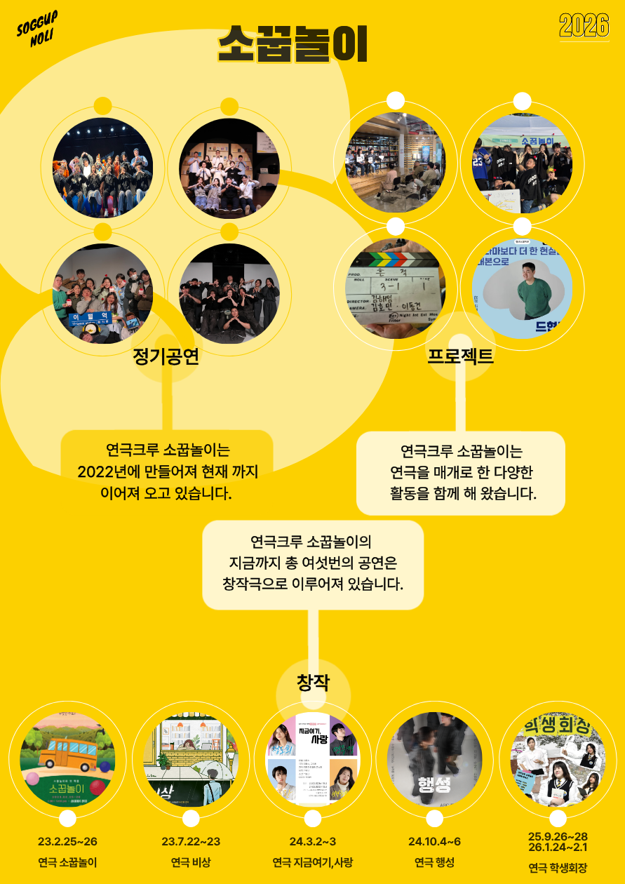 연극크루 소꿉놀이 6기 크루원 모집