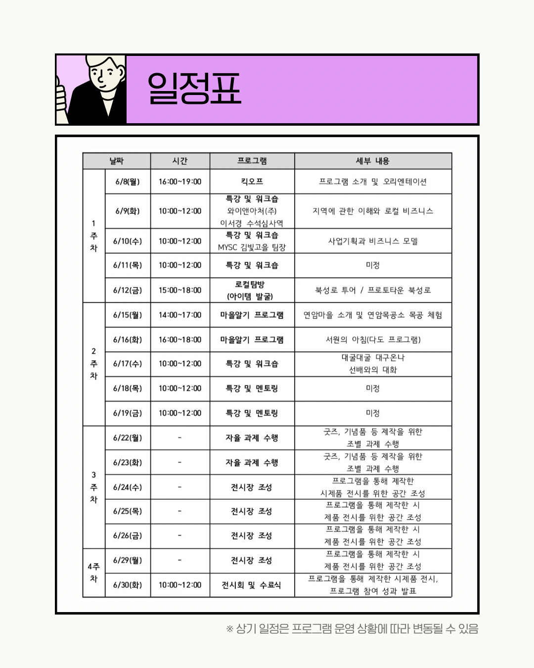 2026 대굴대굴 대구온나 로컬벤처 2차 참여자 모집기간 연장(~5/26(화) 18시까지)