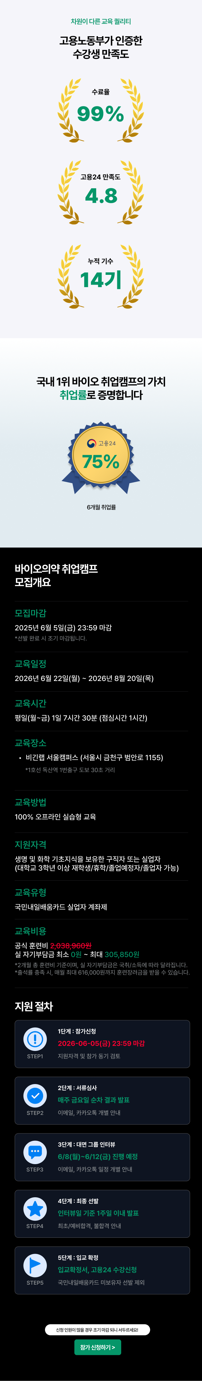 [국비/실무교육] 제약바이오 취업캠프 비긴랩 (서울 캠퍼스 모집)