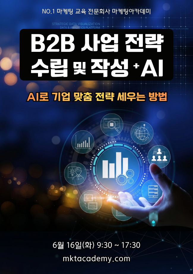 B2B 사업 전략 수립 및 작성 With AI – 공개교육