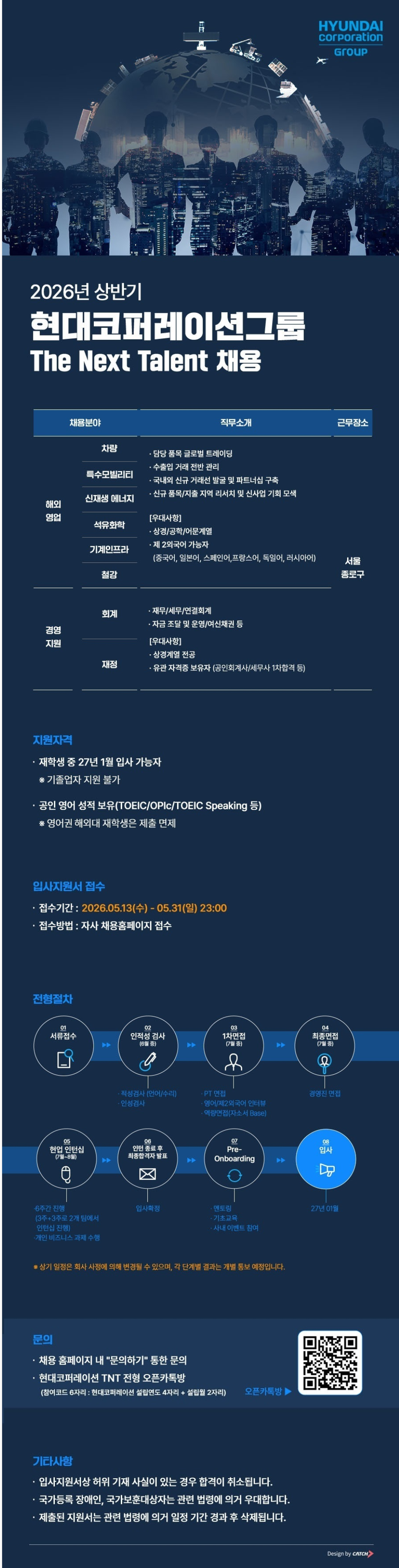[현대코퍼레이션그룹] 2026년 상반기 The Next Talent 채용