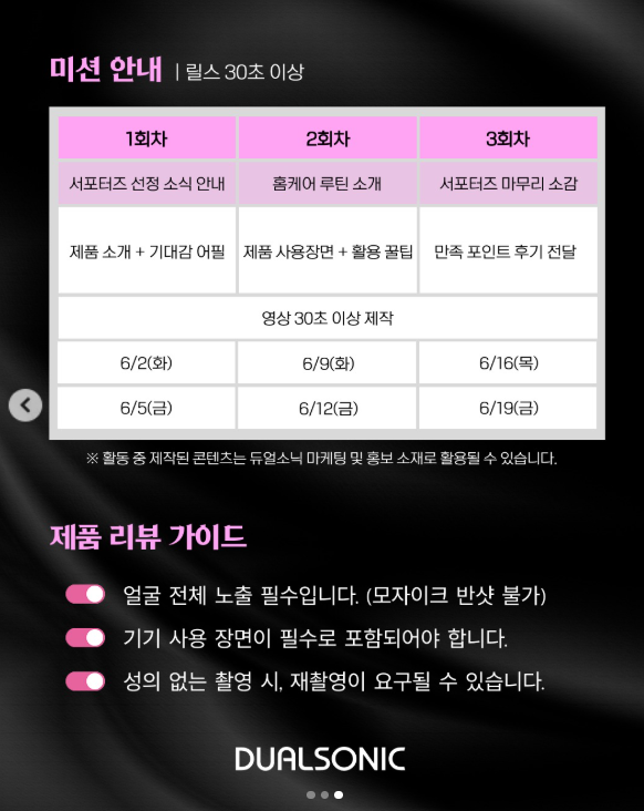 듀얼소닉 서포터즈 13기 모집
