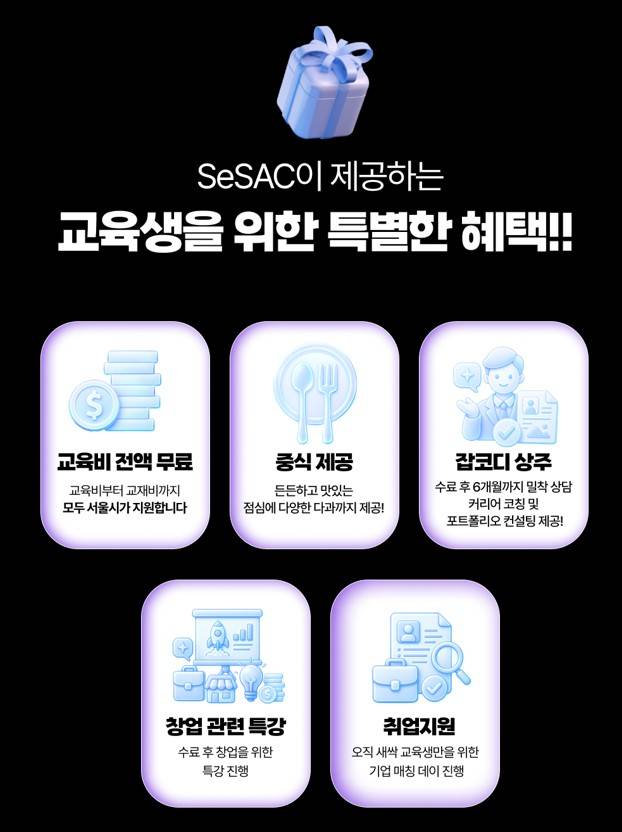 ★인턴연계★ 새싹 영등포 - 핀테크 특화 생성형AI 데이터분석 과정 교육생 모집 ★전액무료★
