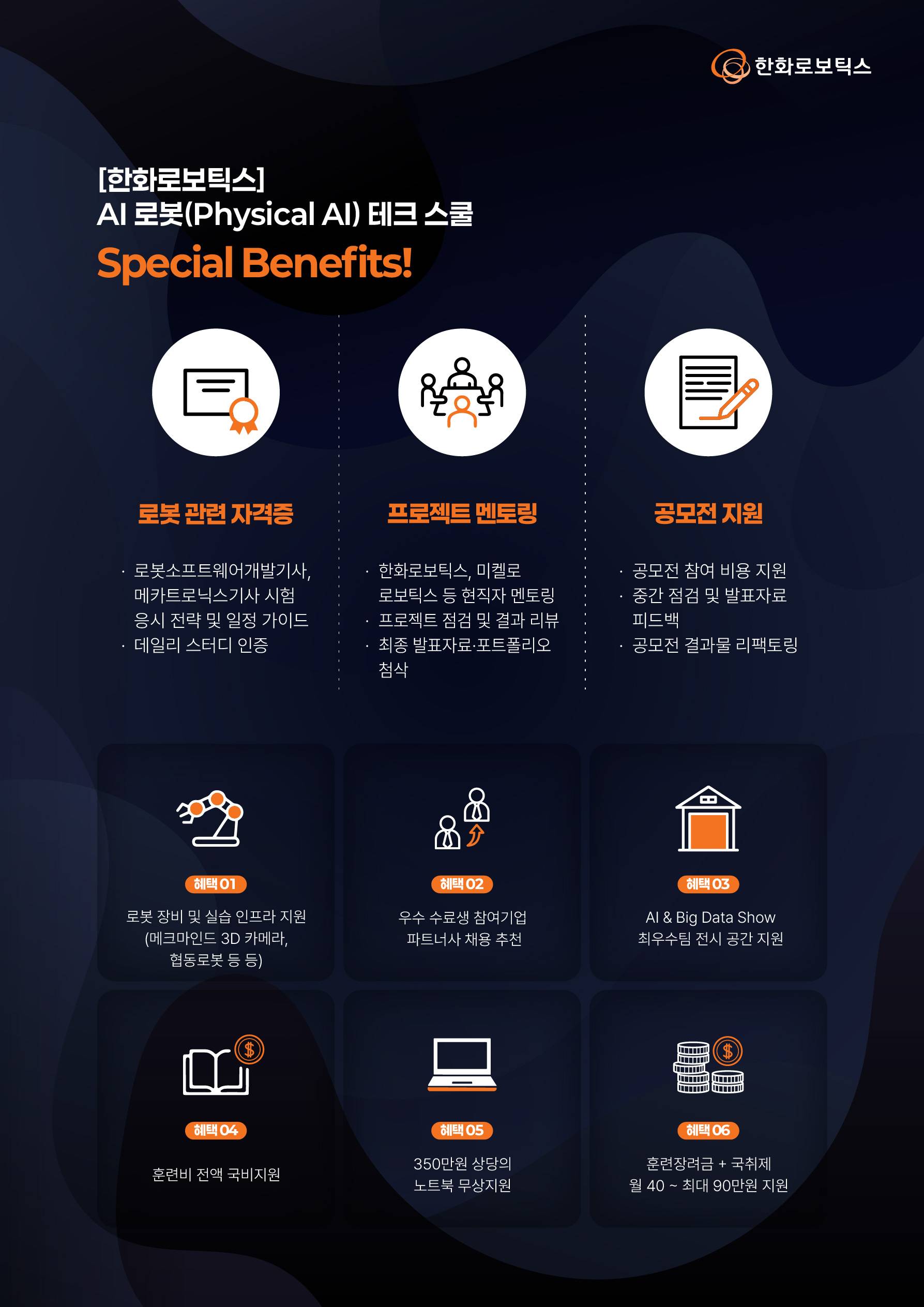 [한화로보틱스] AI 로봇(Physical AI) 테크 스쿨