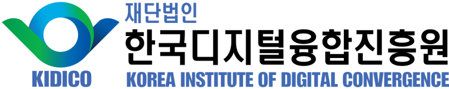 한국디지털융합진흥원 기업 로고 이미지