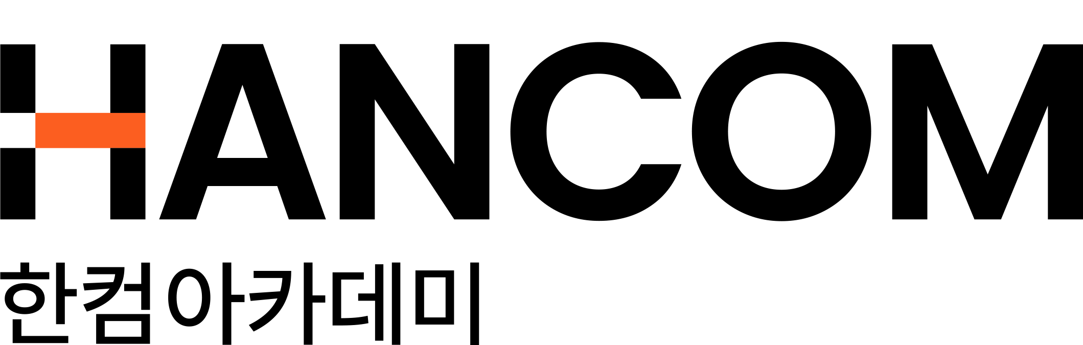 (주)한컴아카데미 기업 로고 이미지