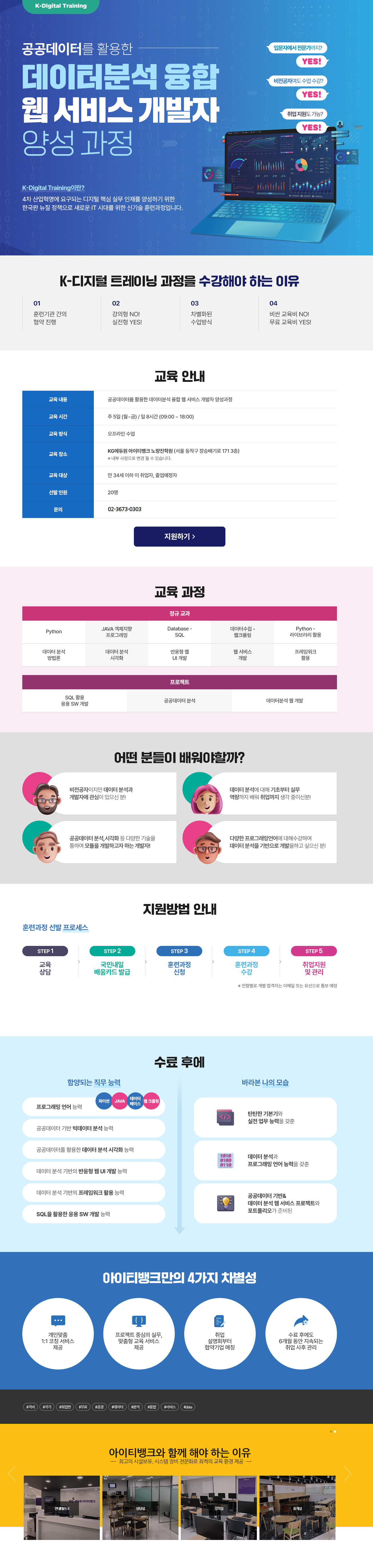 [KG아이티뱅크] 공공데이터를 활용한 데이터 분석 융합 웹 서비스 개발자 양성