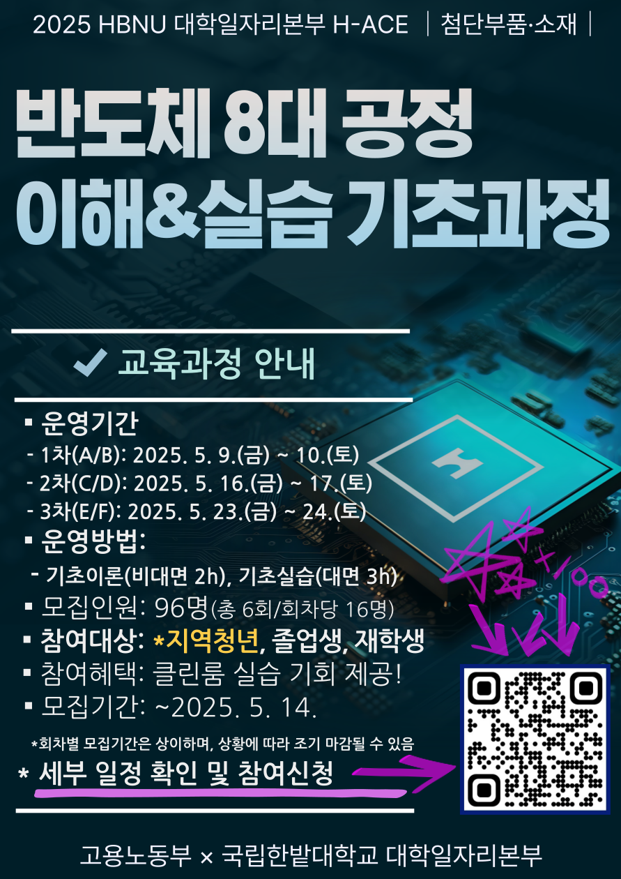 반도체 8대 공정 이해&실습 기초과정