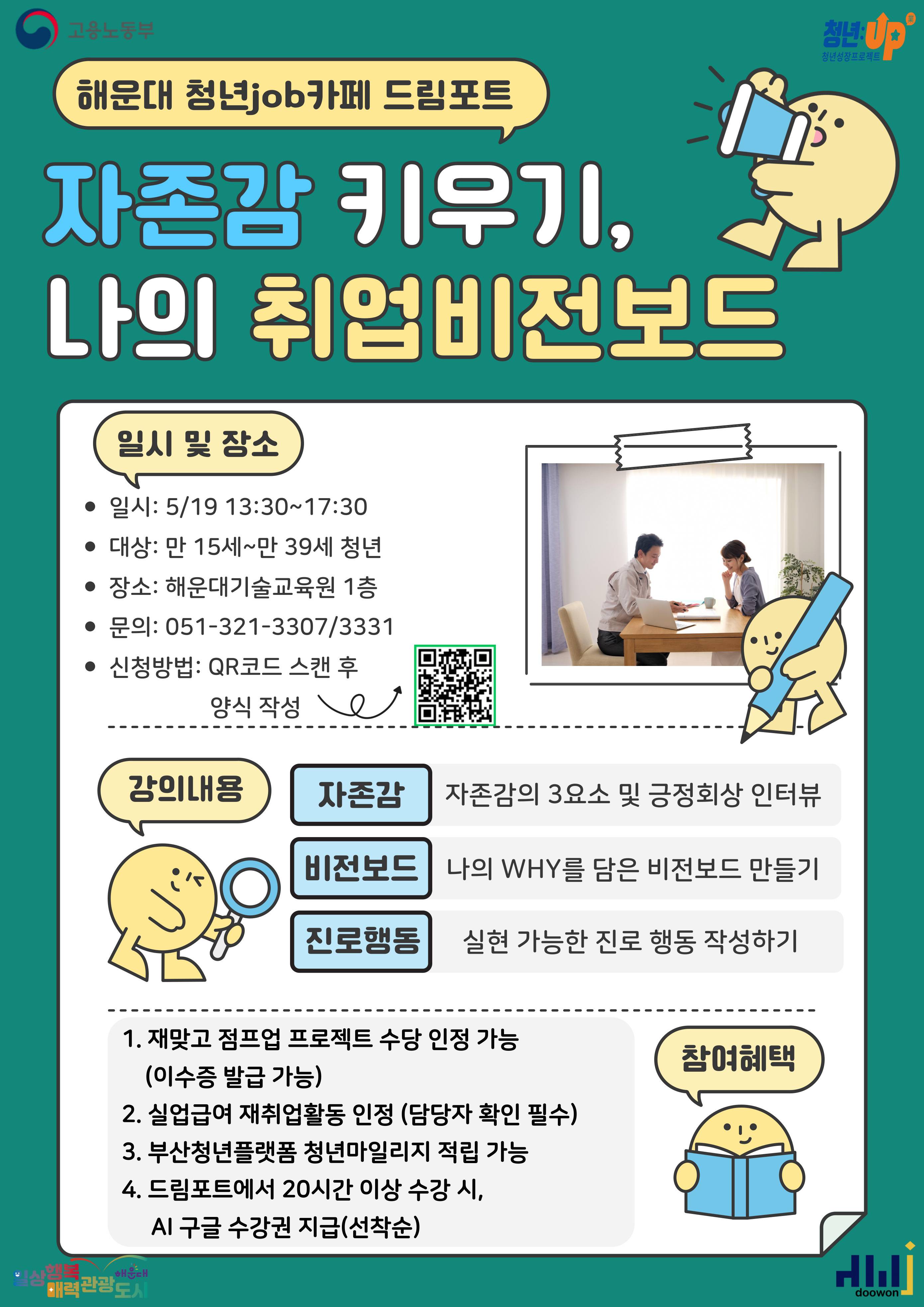 자존감 키우기, 나의 취업비전보드