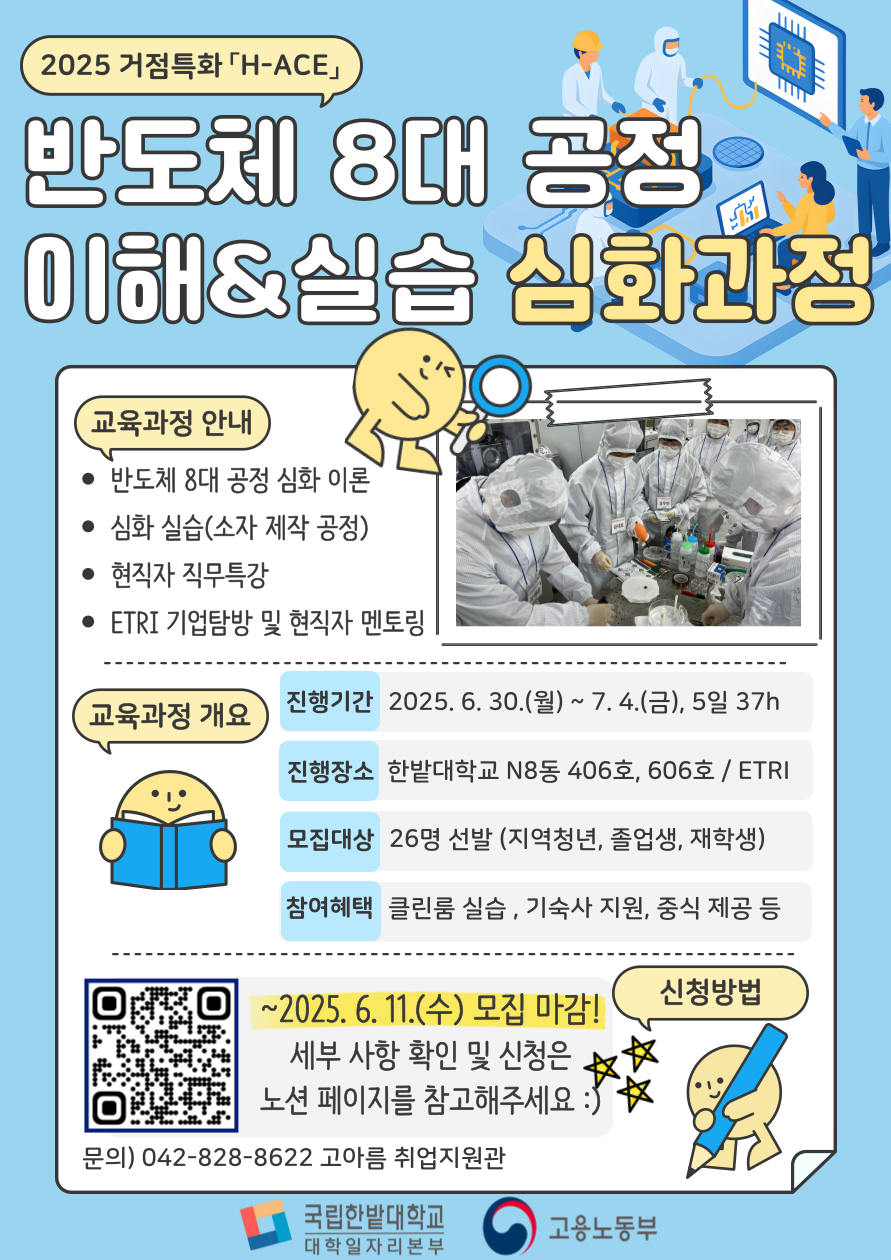 2025 반도체 8대 공정 이해&실습 심화과정