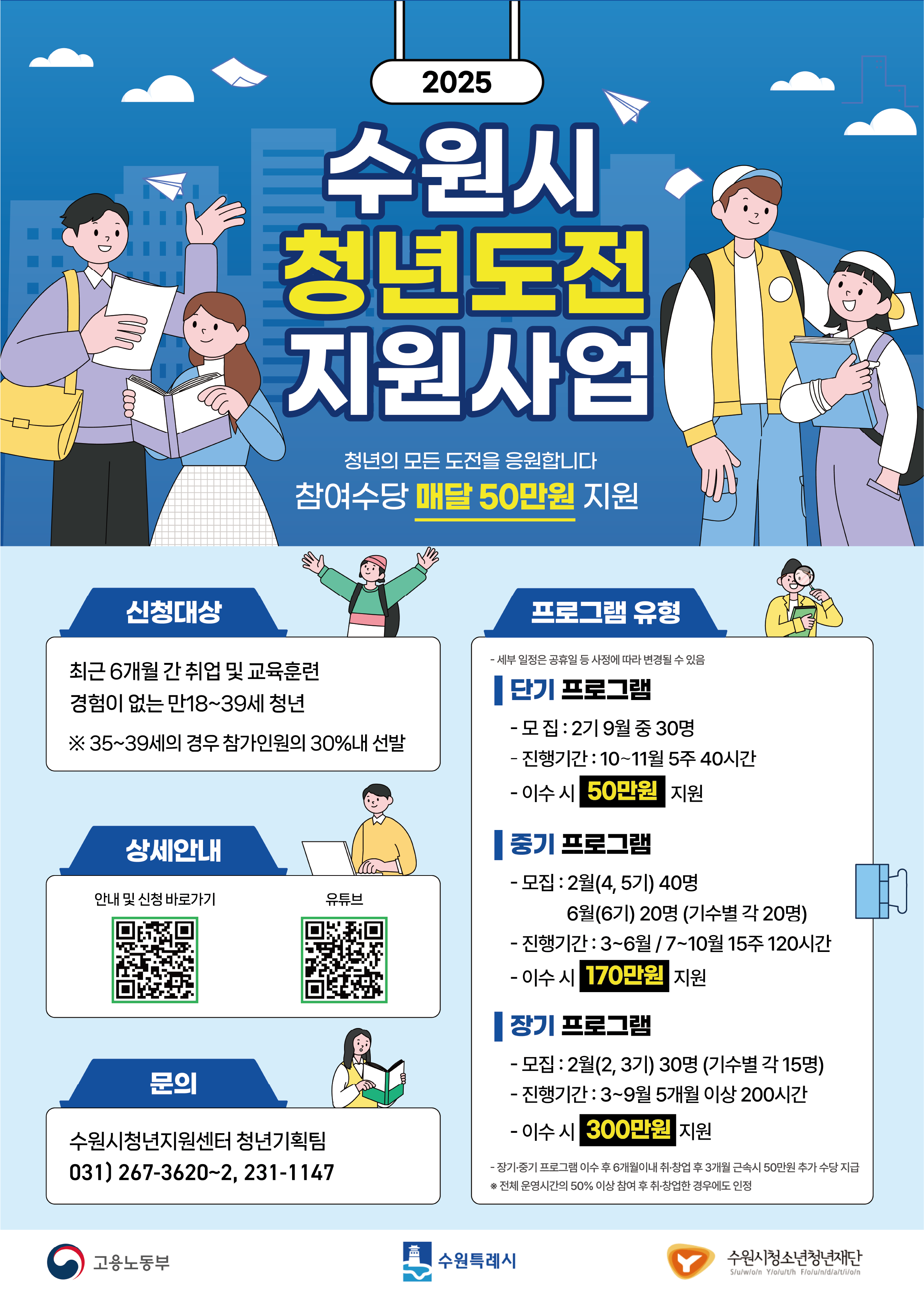2025 수원시 청년도전지원사업 중기 6기 참가자 모집