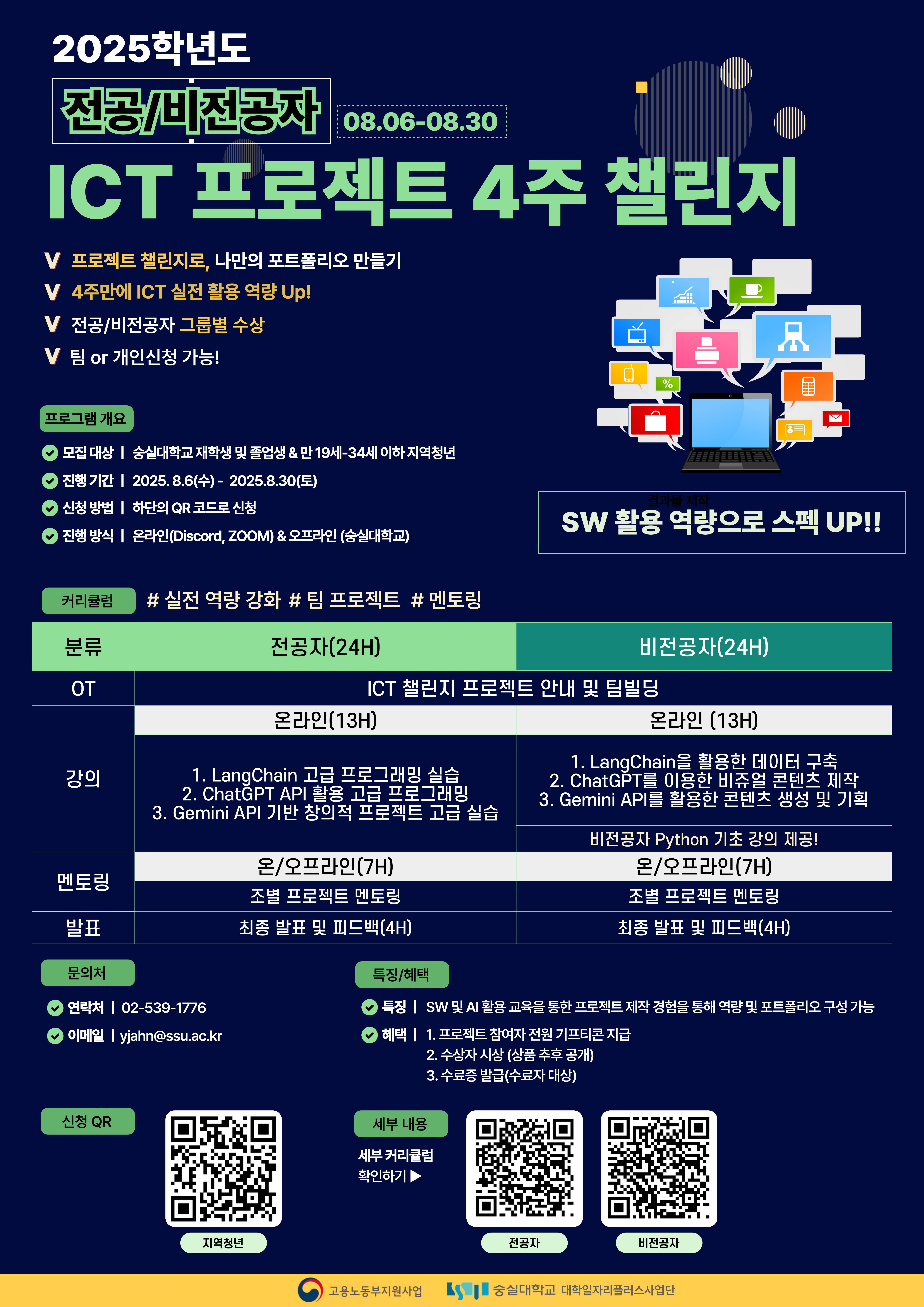 [전공자/비전공자] SW 활용 프로젝트 챌린지! +나만의 서비스 만들어보기
