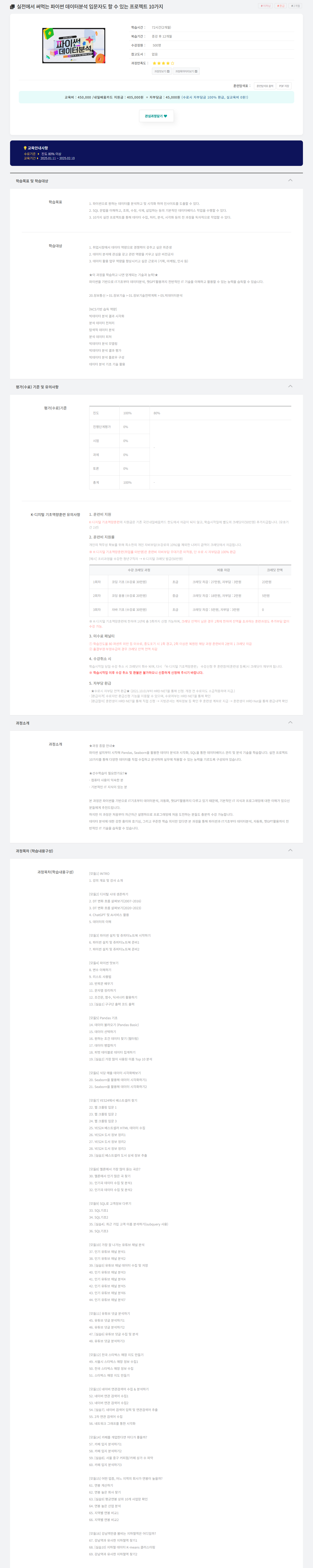 [잇업] 실전에서 써먹는 파이썬 데이터분석 입문자도 할 수 있는 프로젝트 10가지