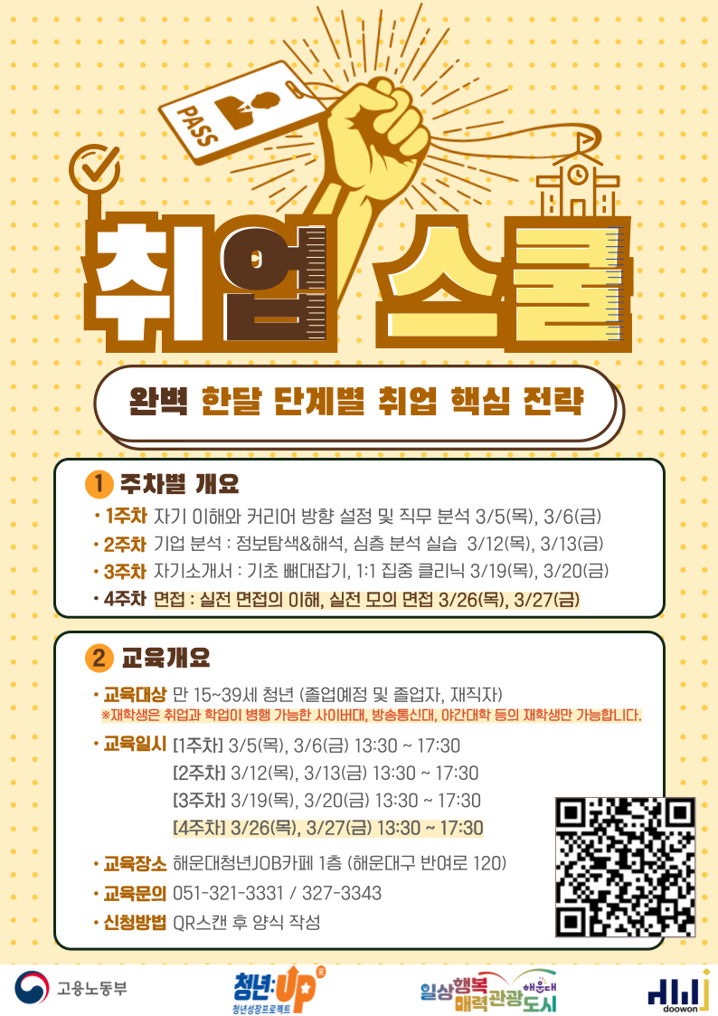 3월 취업스쿨 4주차 - 면접 : 실전 면접의 이해, 실전 모의 면접