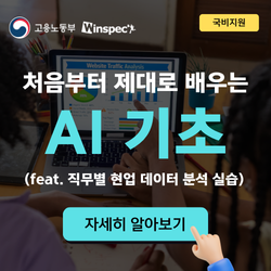 처음부터 제대로 배우는 AI 기초 (feat. 직무별 현업 데이터 분석 실습)