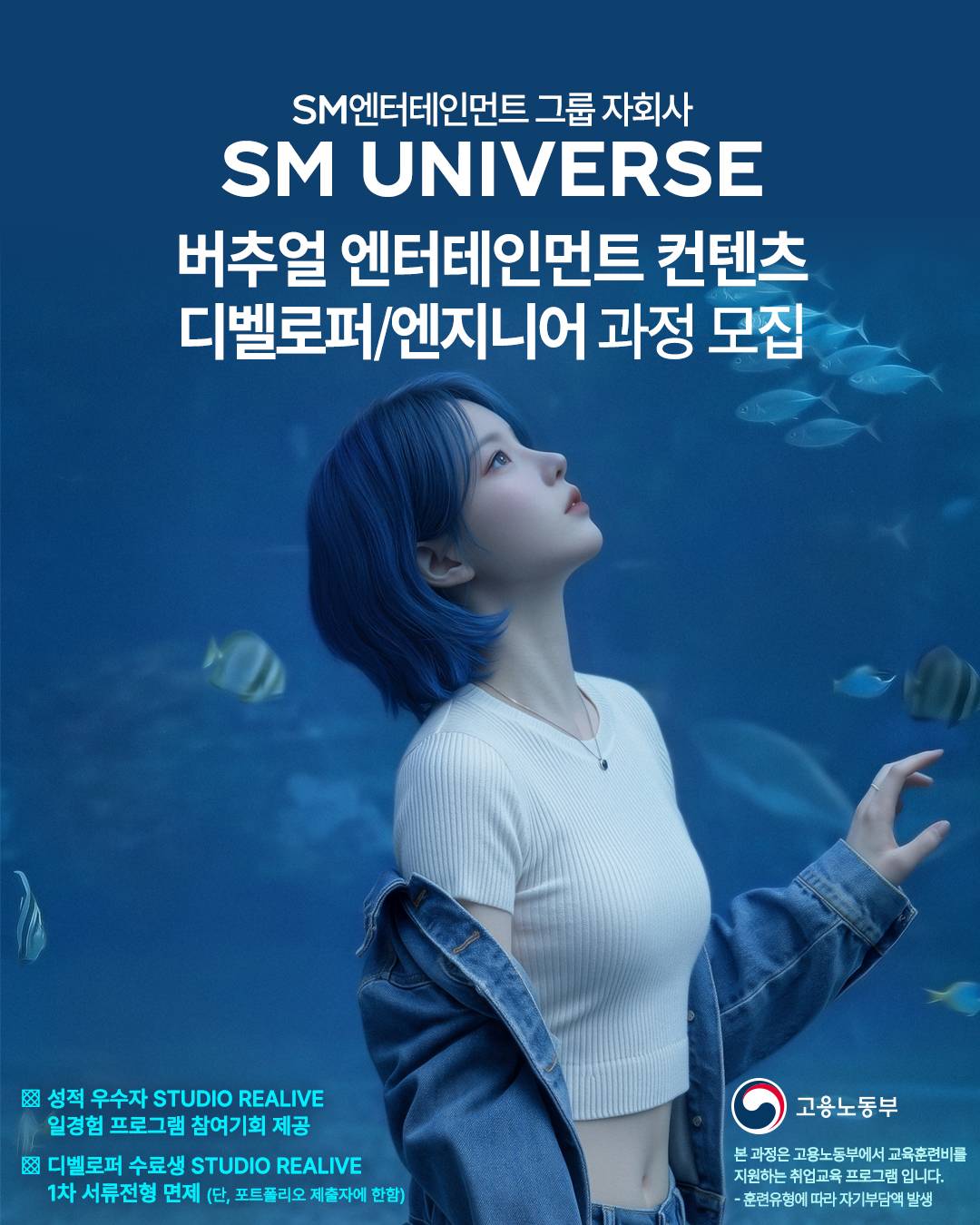 (콘텐츠 테크놀러지 1과정) 차세대 가상 엔터테인먼트 콘텐츠 디벨로퍼 양성과정