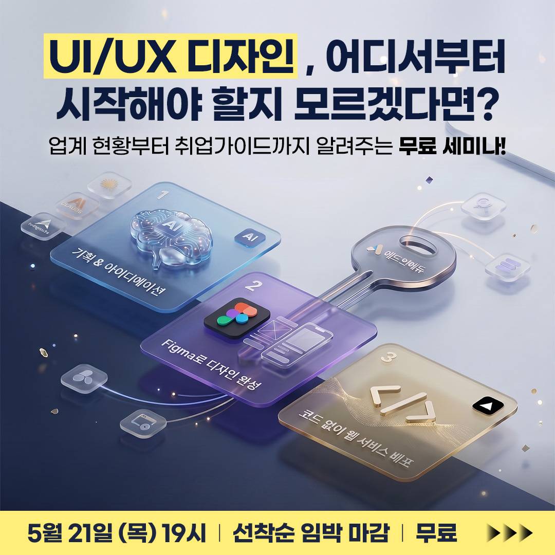 AI활용 UIUX 디자인 어디서부터 시작해야 할지 모르겠다면?