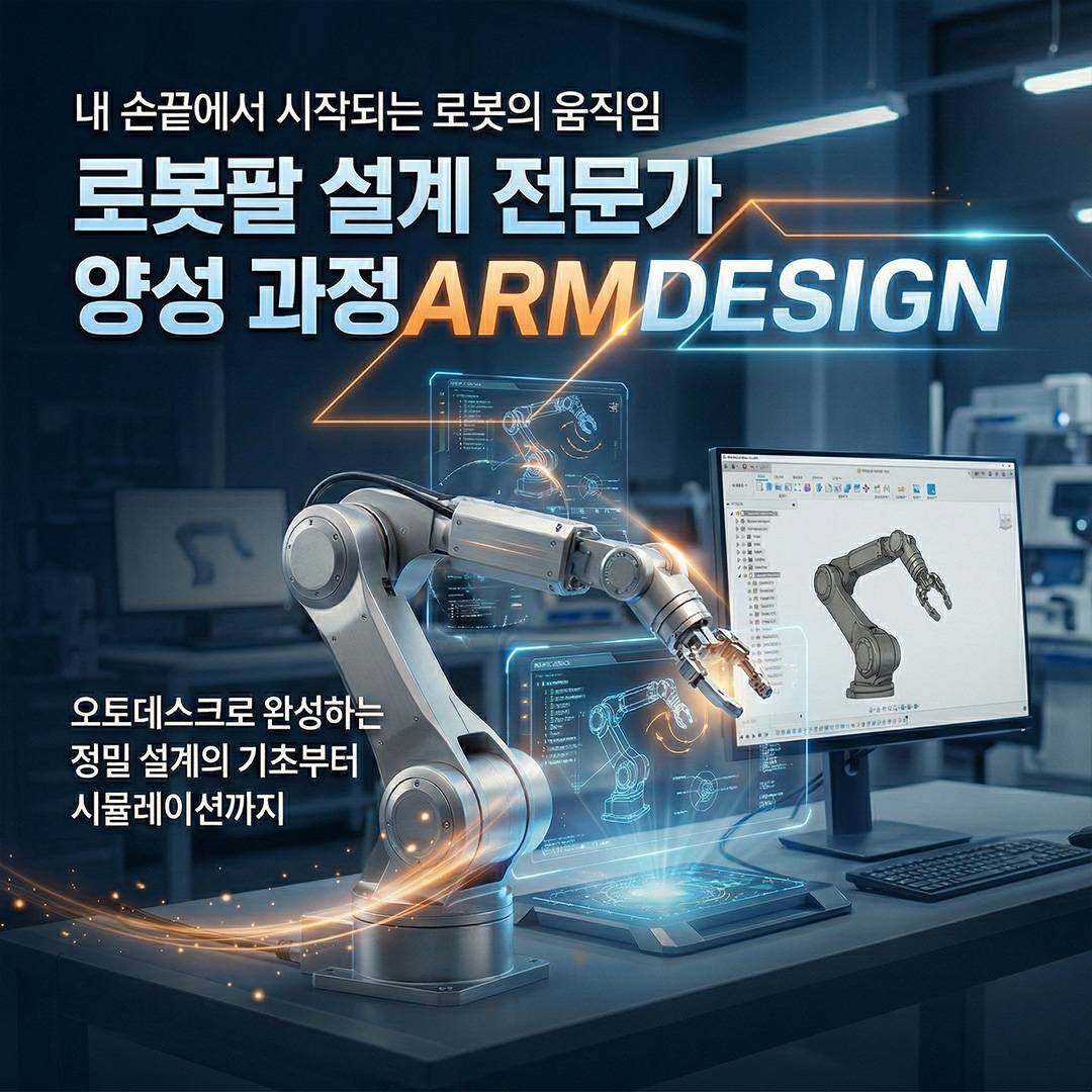 [오토데스크] 퓨전과 인벤터를 활용한 로봇팔 설계 전문가 과정