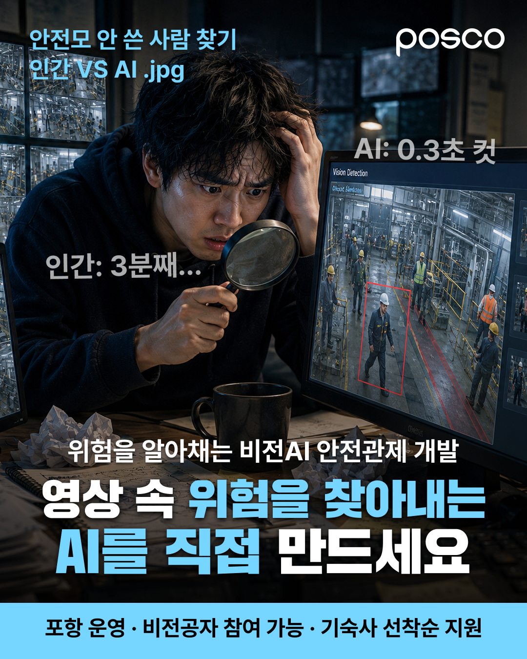[포스코] 위험을 알아채는 비전AI 안전관제 개발 1기