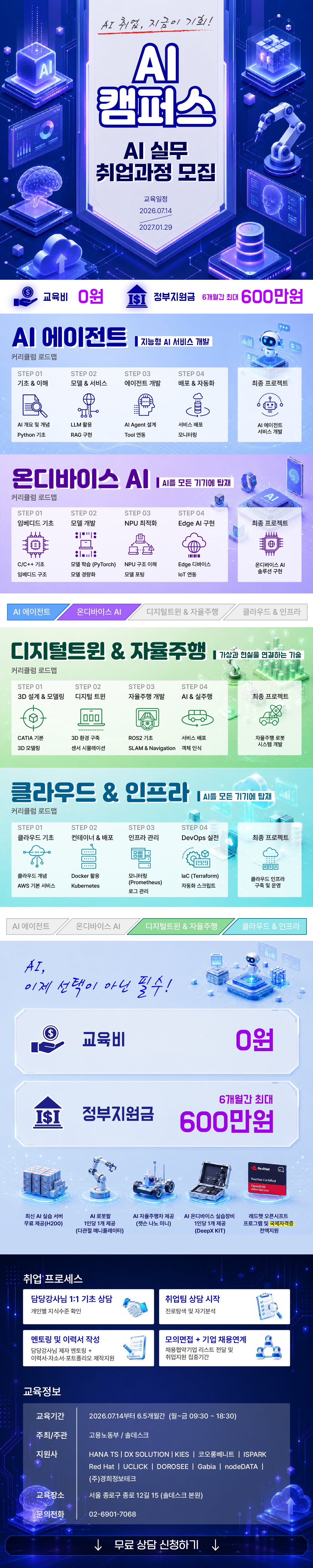 [전액무료] ★정부지원 AI 캠퍼스 1기 모집★ 선착순 마감임박