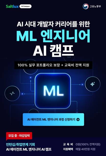 AI 시대 개발자 커리어를 위한 ML 엔지니어 AI 캠프