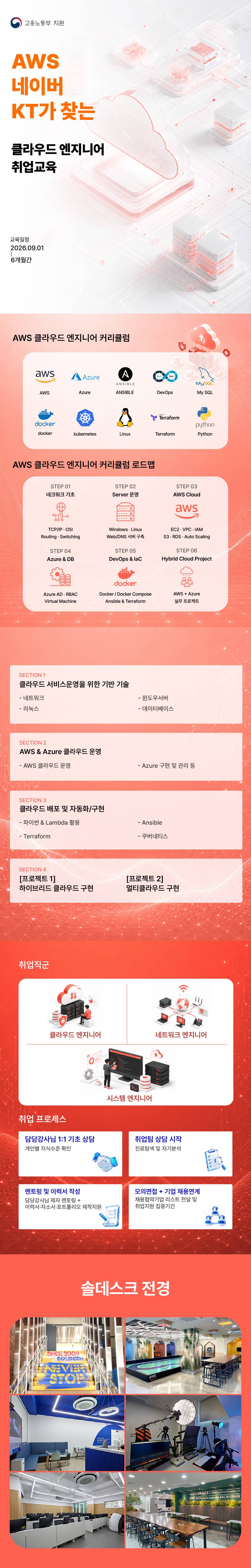 ✨단순 코딩 말고 '인프라·서버·DevOps' 다루는 대체불가 엔지니어 6개월 완성 트랙✨