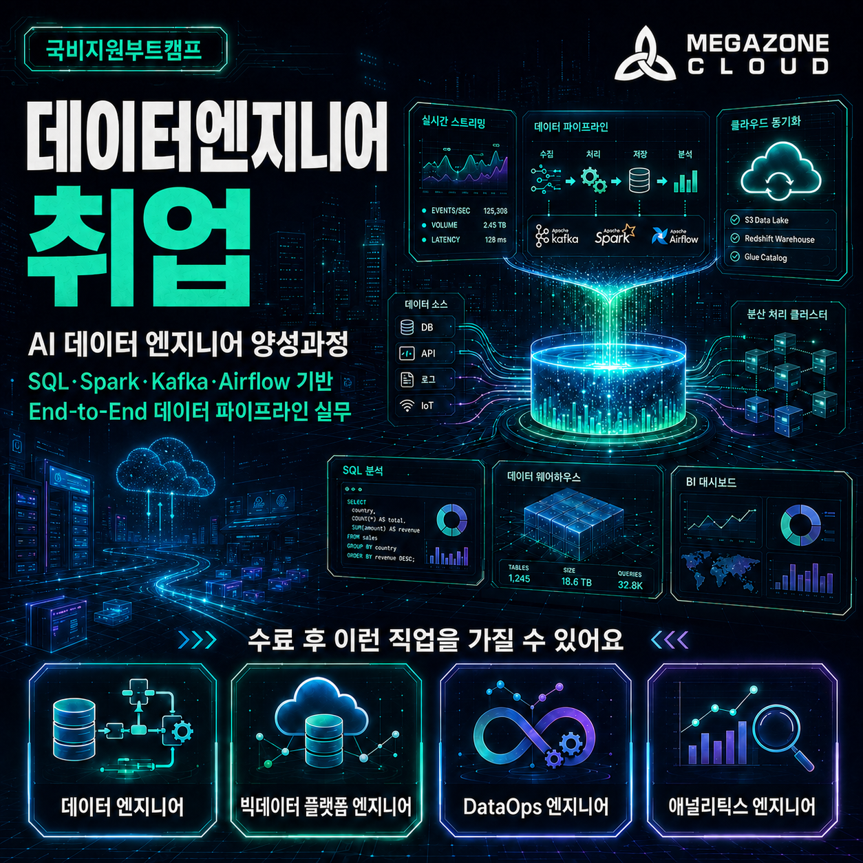 [  메가존클라우드 ]  AI 데이터 엔지니어 국비지원 부트캠프