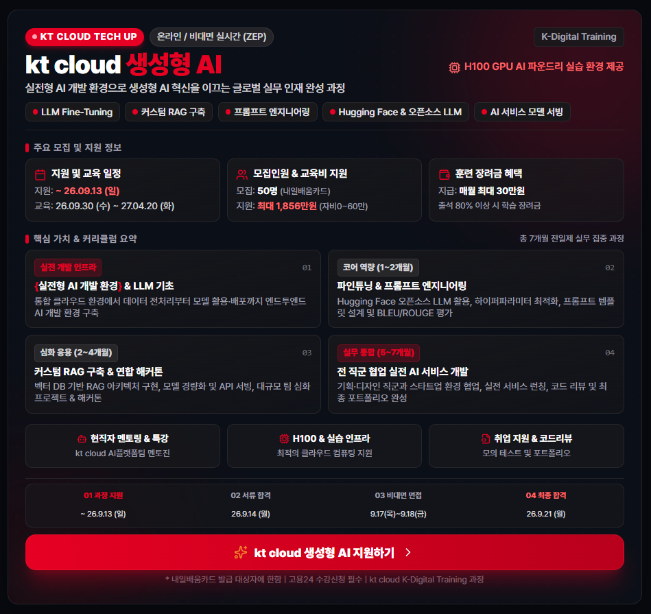 [kt cloud] 생성형 AI 과정
