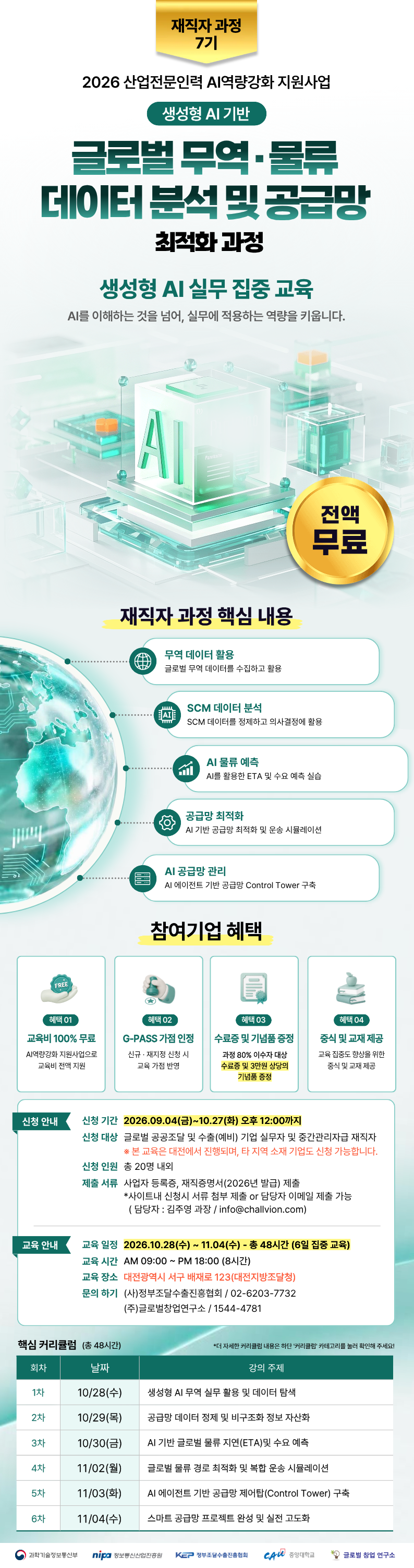 [무료 AI 교육] 글로벌 무역·물류 데이터 분석 및 공급망 최적화 과정 (대전)