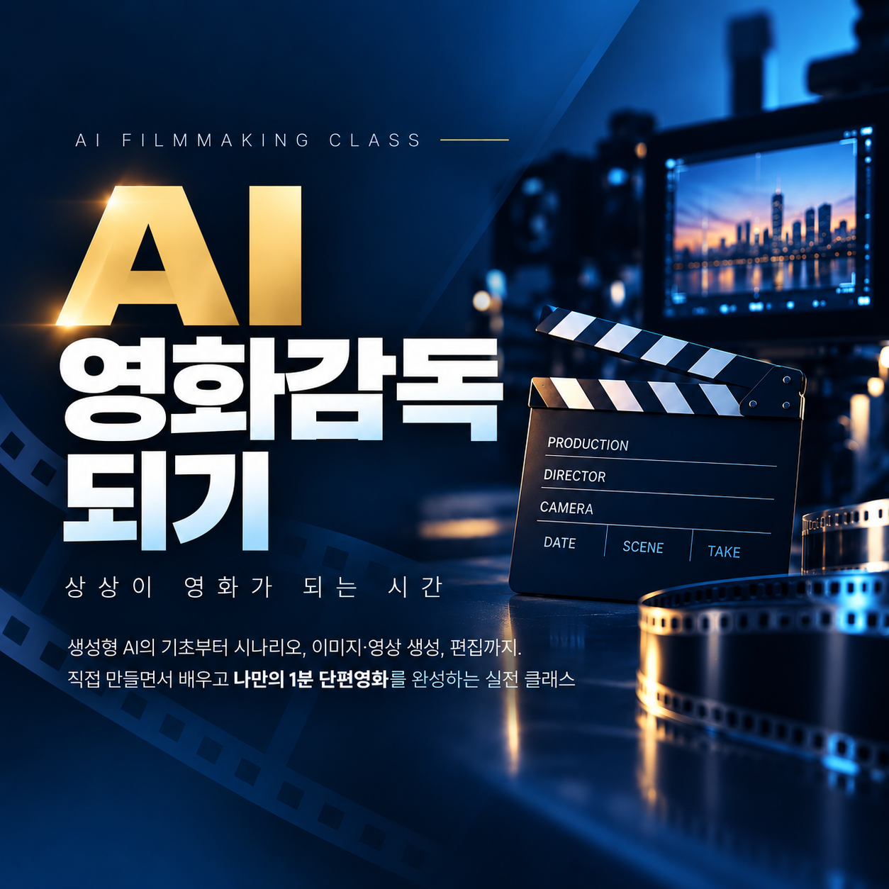 제로베이스로 주말동안 AI 영화감독 데뷔하기 (주말/1기)