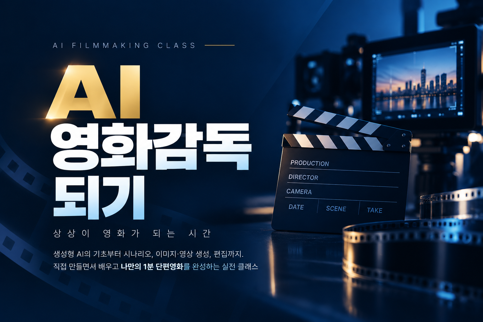 제로베이스로 주말 동안 AI 영화감독 데뷔하기