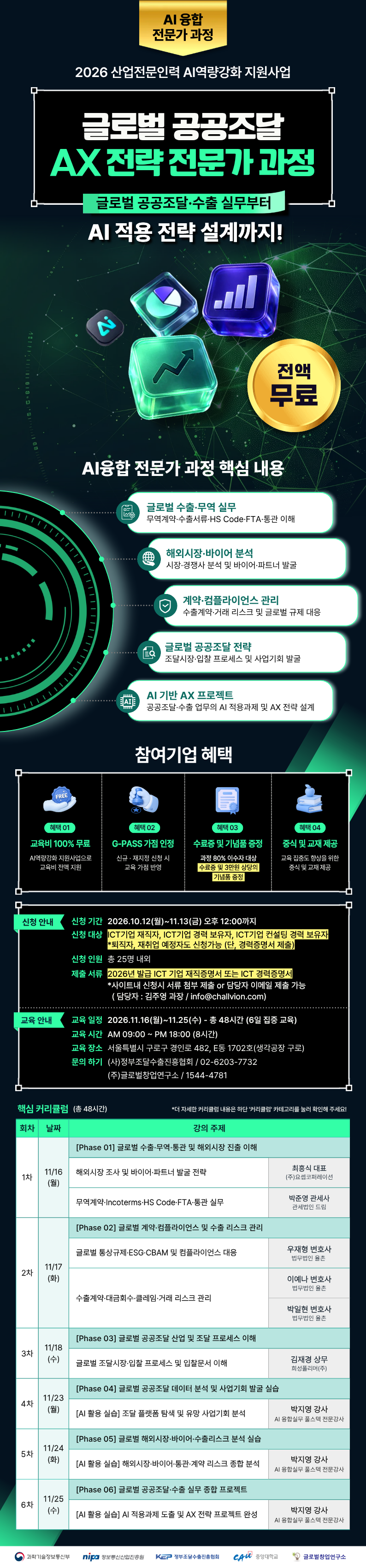 [무료AI교육] 글로벌 공공조달 AX 전략 전문가 과정 (선착순 모집)
