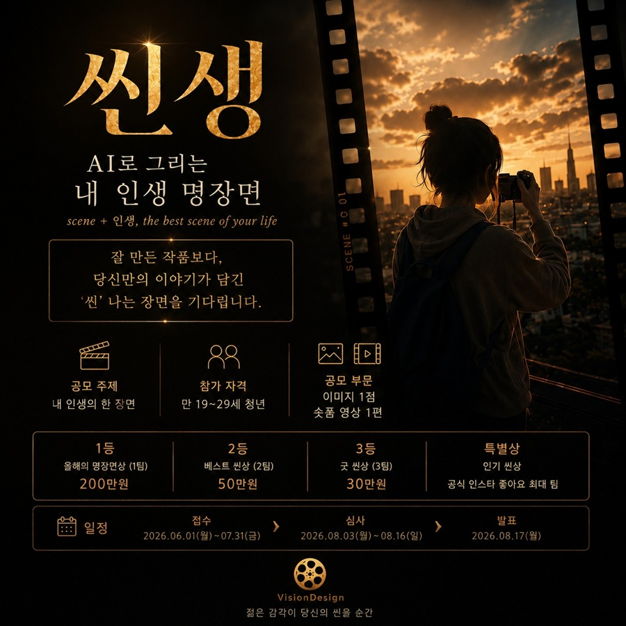 [Vision Design] 씬생 AI 콘텐츠 공모전