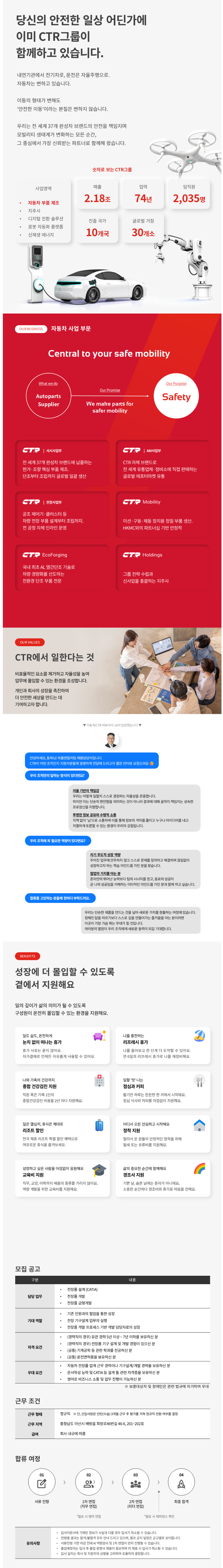 [CTR] 전장사업부문 전장통합팀 설계 및 개발 (아산) 신입/경력직 채용
